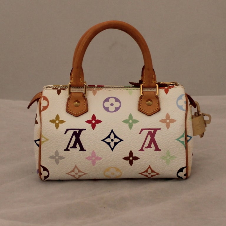 small white louis vuitton bag