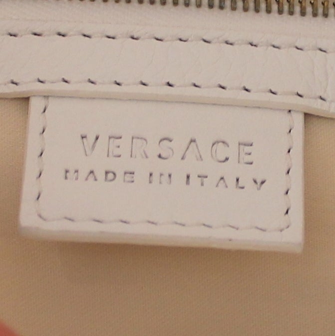 Versace White Handbag with GHW Spring 2007 3