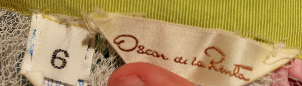 Oscar De La Renta Vintage Maxirock aus mehrfarbigem Taft, ca. 1970er Jahre im Angebot 2