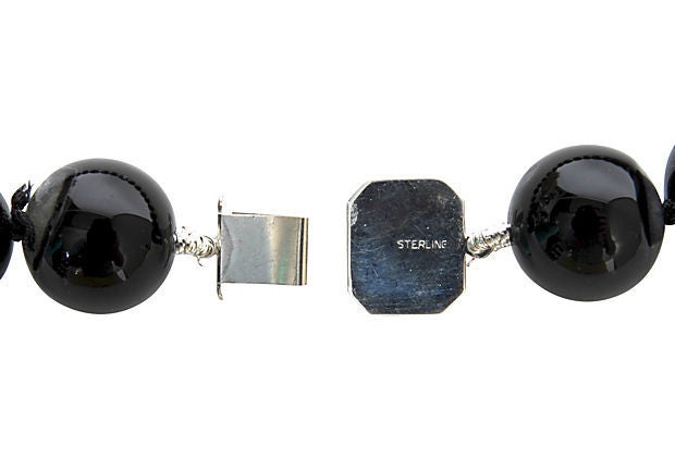 Graduated Labradorite and Pyrite Necklace