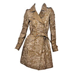 Gucci Limited Edition Embroidered and Beaded Trench Coat