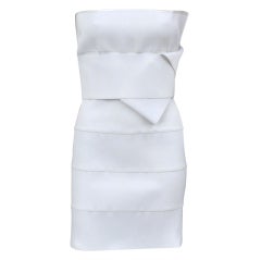 VINTAGE Tom Ford for YSL White Bondage Dress, Spring/Summer 2001