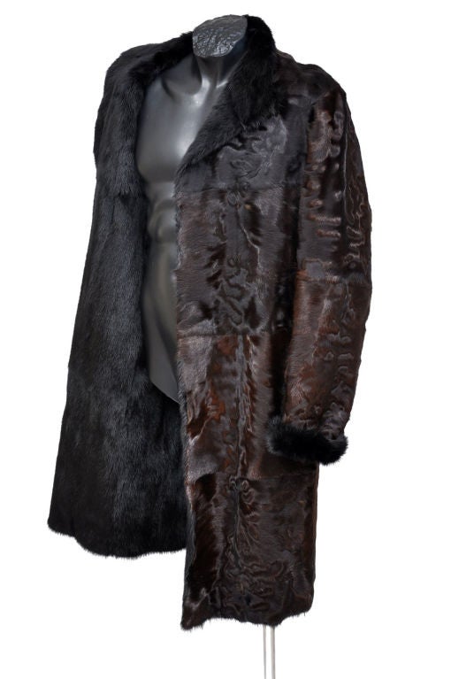 gucci mink fur coat men's