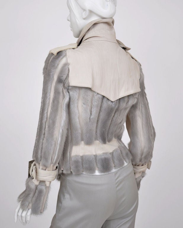 Christian Dior mink fur and lambskin jacket 1