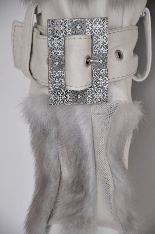 Christian Dior mink fur and lambskin jacket 4