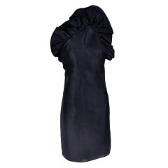 F/W 2000 TOM FORD for GUCCI BLACK SILK DRESS 8