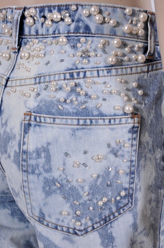 Cavalli Pearl Embellished Jeans 3