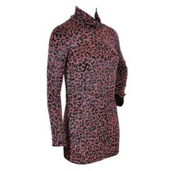 GUCCI ANIMAL PRINT FULLY BEADED MINI DRESS Size 40