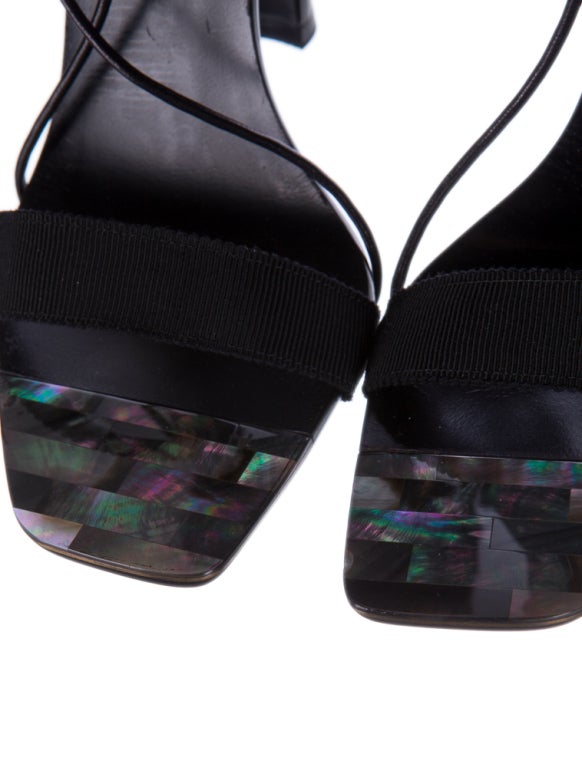 gucci ribbon sandals
