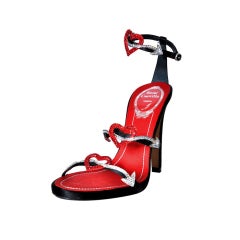 Rene Caovilla Heart and Arrow Crystal Embellished Shoes 7