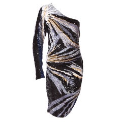 From VIVICA FOX' closet EMANUEL UNGARO ONE SHOULDER SEQUIN DRESS 11