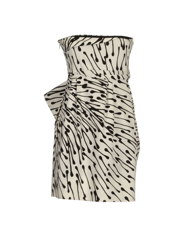 Gucci strapless black and white dress at 1stdibs