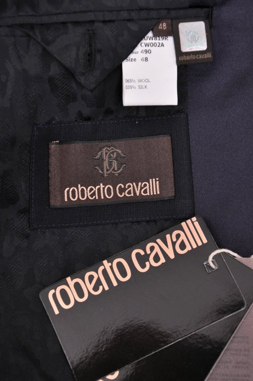 ROBERTO CAVALLI EMBELLISHED WOOL/SILK SUIT from AD CAMPAIGN 1