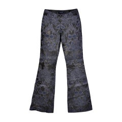 GUCCI by TOM FORD EMBROIDERED LEATHER MENS PANTS from the AD CAMPAGN 2