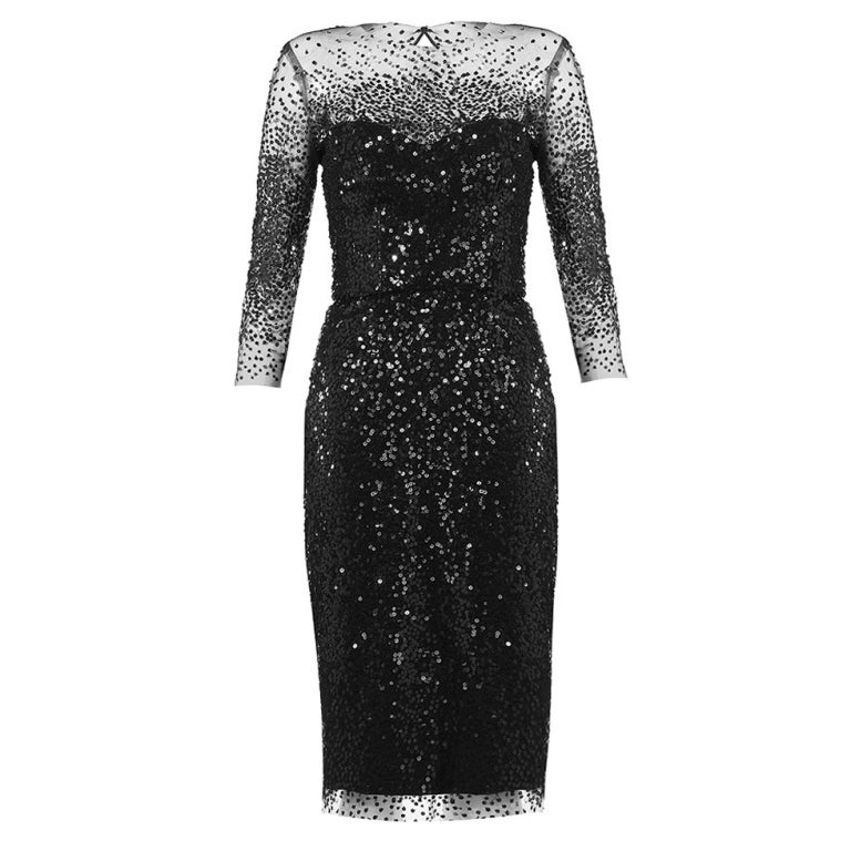 Monique Lhuillier Sequin Illusion Dress BEYONCE owns too!