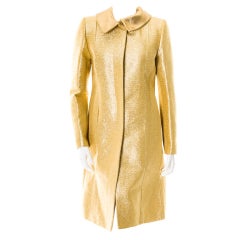 F/W 2000 TOM FORD for GUCCI GOLD COAT ***NEW WITH TAGS!***
