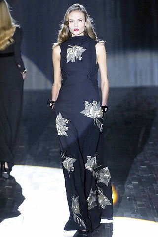 GUCCI Embellished Black Gown 6