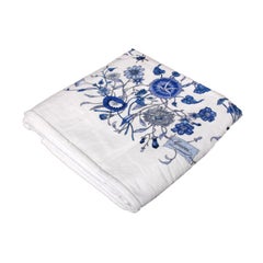 Seltenes GUCCI BLUE FLORA PRINT TOWEL aus der CRUISE COLLECTION