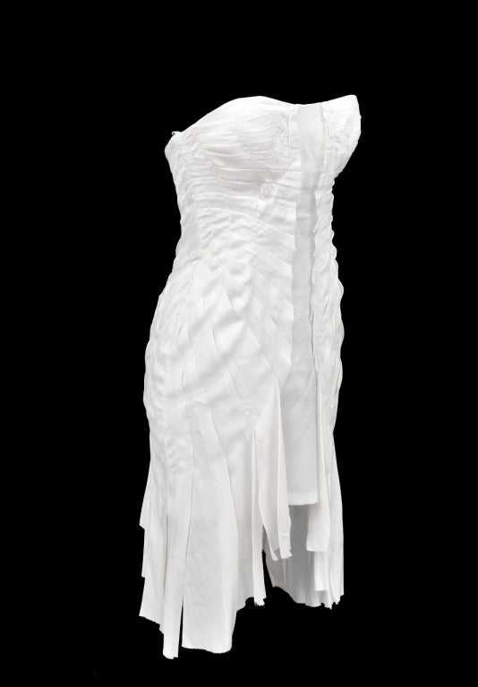 Women's S/S 2004 TOM FORD for GUCCI WHITE SILK DRESS