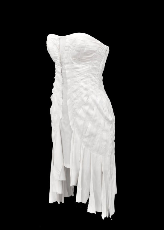 S/S 2004 TOM FORD for GUCCI WHITE SILK DRESS at 1stdibs