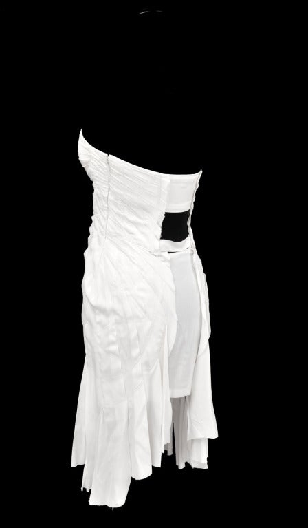 S/S 2004 TOM FORD for GUCCI WHITE SILK DRESS 2