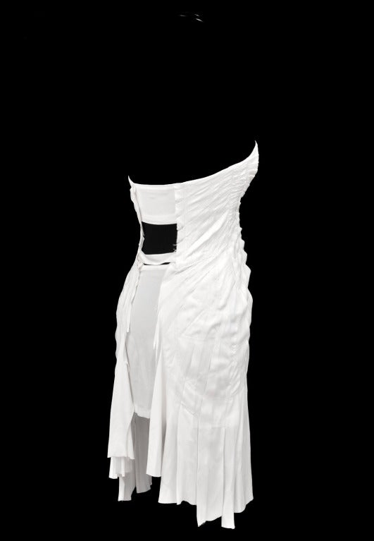 S/S 2004 TOM FORD for GUCCI WHITE SILK DRESS 3