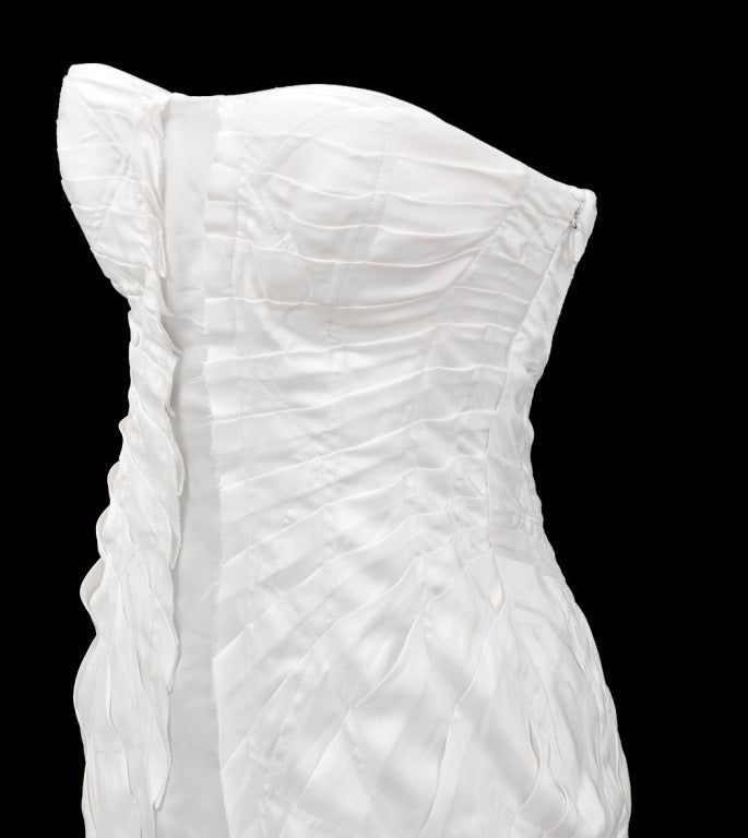 S/S 2004 TOM FORD for GUCCI WHITE SILK DRESS 4