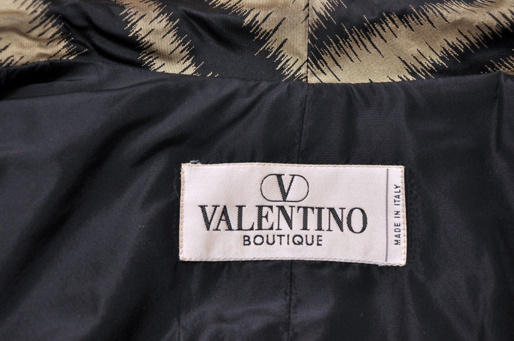 VALENTINO tiger print silk coat and pants 6