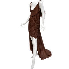 Tom Ford For Gucci Greek Goddess Silk Gown, 2003 Size 42 - 6