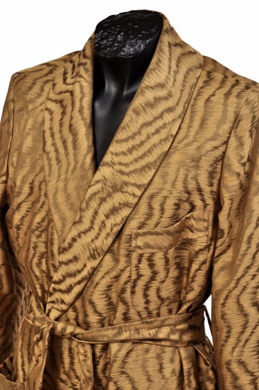 Brown Brand New Tom Ford Silk Robe