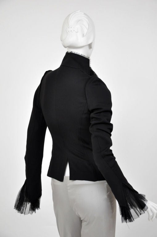 Women's Tom Ford for Yves Saint Laurent Black Silk Jacket