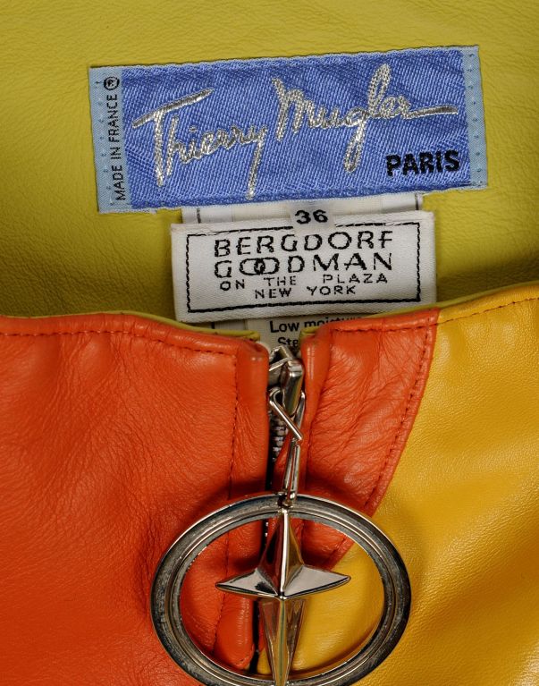 thierry mugler rainbow jacket