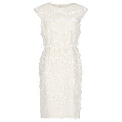 Giambattista Valli Haute Couture embellished white dress