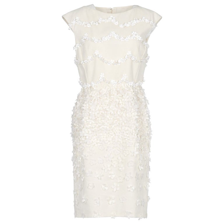 Giambattista Valli Haute Couture embellished white dress at 1stdibs