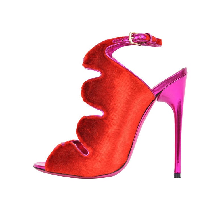 Tom Ford Red Velvet Shoes