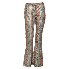 90-s Tom Ford for Gucci Genuine Python skin pants