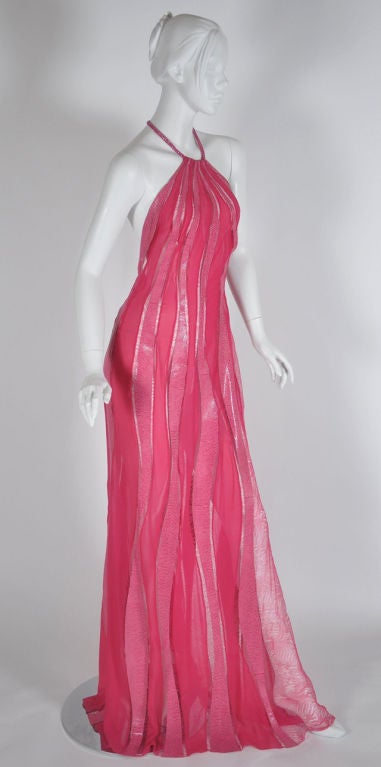 versace silk mini dress