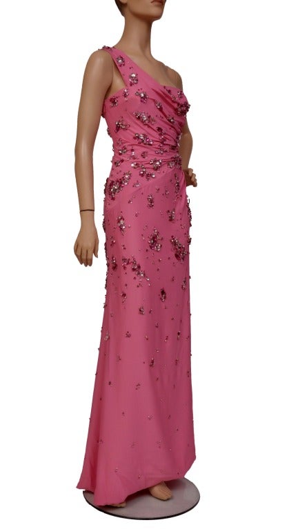 versace pink gown