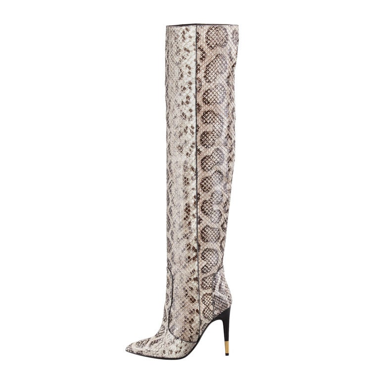 Tom Ford Anaconda Over the Knee Boots at 1stDibs
