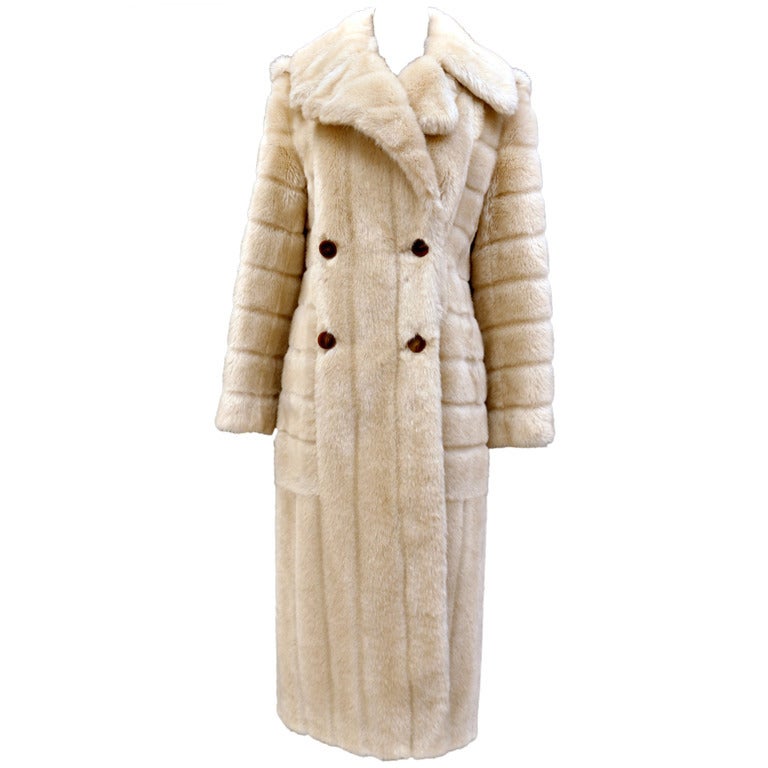 F/W 1996 Tom Ford for Gucci Faux Fur Coat
