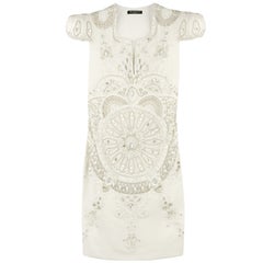 Balmain Embroidered mini dress