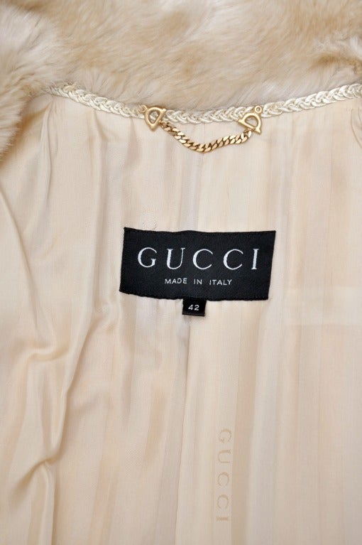 F/W 1996 Tom Ford for Gucci Faux Fur Coat 1