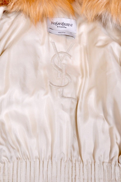 Tom Ford for Yves Saint Laurent fur coat In Excellent Condition In Montgomery, TX