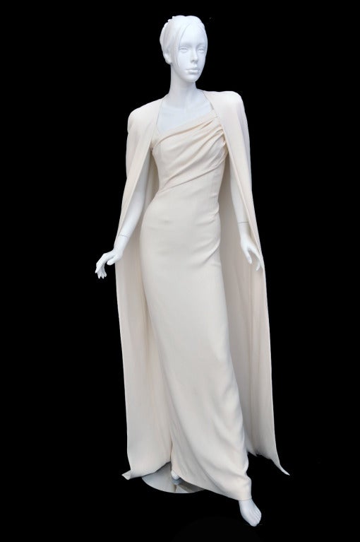 tom ford cape dress