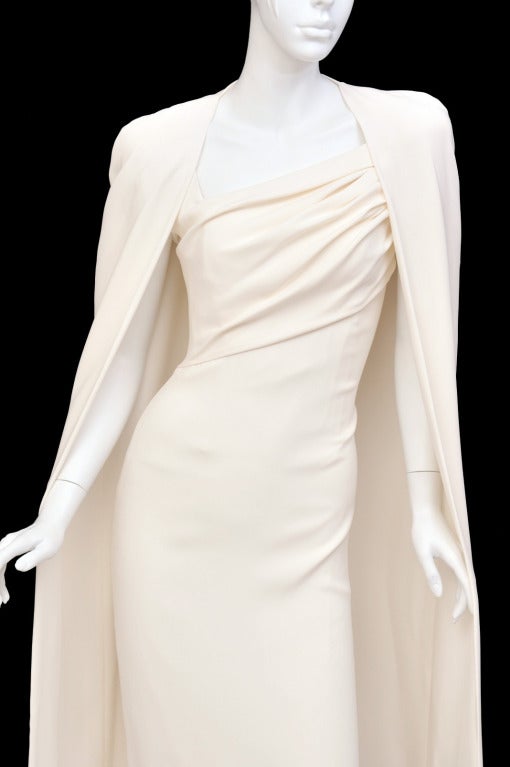 Tom ford white cape dress #9