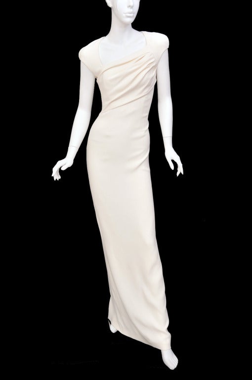 tom ford white gown