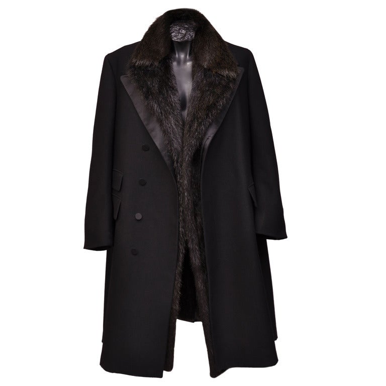 Tom Ford for Gucci men's black tuxedo beaver fur coat at 1stDibs | men  gucci coat, gucci fur coat men's, gucci mink coat men's