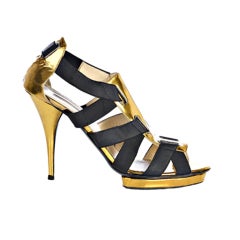 New OSCAR DE LA RENTA BONDAGE SANDALS 12