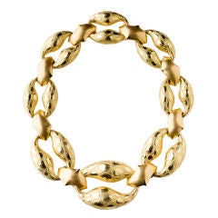 The "ALLIGATOR THORN'' Gold Necklace by Boregaard