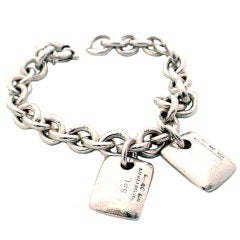 KIESELSTEIN CORD Sterling Dog Tag Bracelet